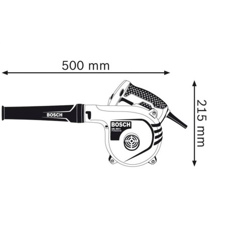 بلوور دمنده و مکنده بوش مدل BOSCH | GBL800E