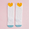 جوراب زانویی طرح قلب بچه گانه جی جی اس کیدز | GGS KIDS