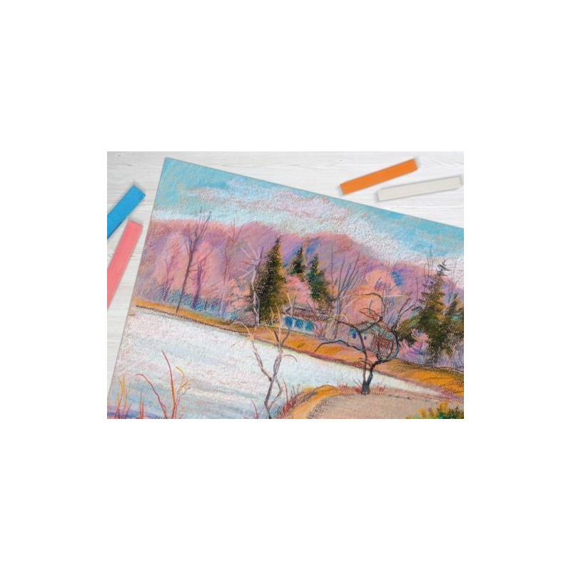 مجموعه 25 رنگ پاستل گچی کرلاندو | CRELANDO