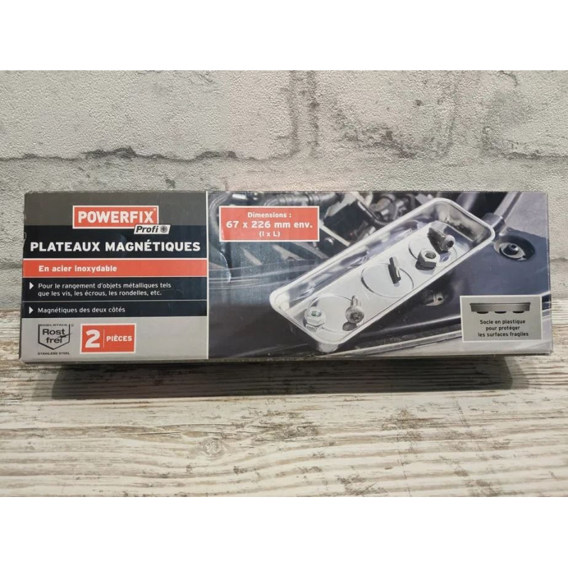 پک دو عددی سینی مغناطیسی نگهدارنده ابزار پاورفیکس | POWERFIX
