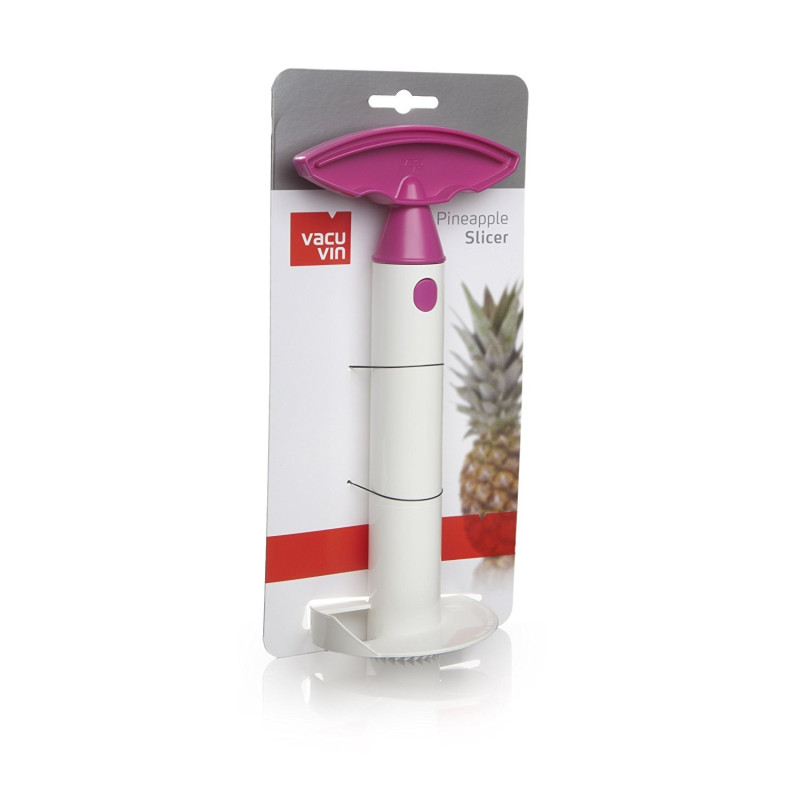 اسلایسر آناناس سایز مدیوم صورتی واکو وین | vacuvin