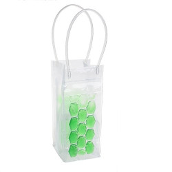 پک 2 عددی کیف ژله ای خنک نگه دارنده نوشیدنی سبز کی پی ام | KPM