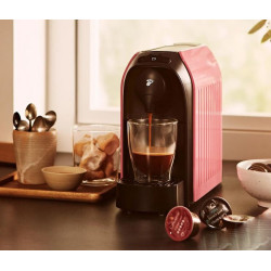 دستگاه قهوه ساز کپسولی چندکاره مدل کافیسیمو ایزی رنگ صورتی چیبو | Tchibo