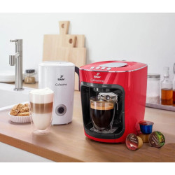 دستگاه قهوه ساز کپسولی چندکاره مدل کافیسیمو مینی رنگ قرمز چیبو | Tchibo