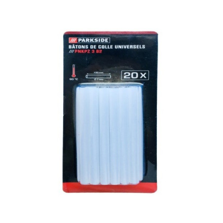 پک 20 تایی چسب حرارتی شفاف 7 میلیمتر پارکساید | PARKSIDE