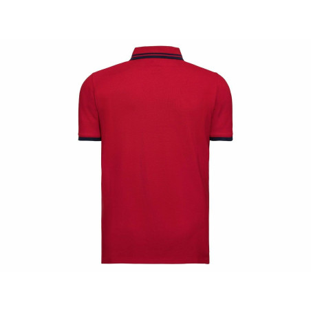 پلوشرت آستین کوتاه قرمز مردانه لیورجی | LIVERGY