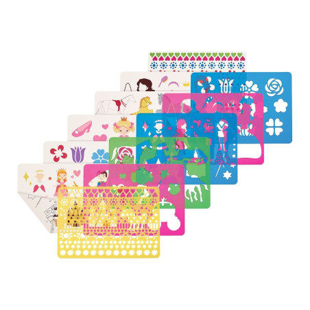 مجموعه 6 عددی شابلون طرح پرنسس یونایتد آفیس | UNITED OFFICE