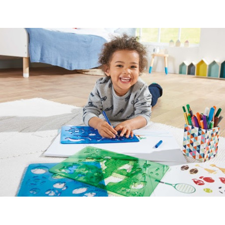 مجموعه 6 عددی شابلون طرح پرنسس یونایتد آفیس | UNITED OFFICE