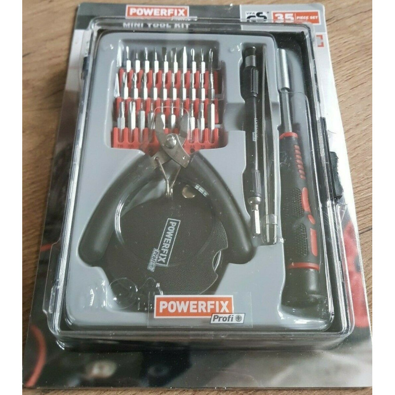 مجموعه 35 قطعه ابزار تعمیراتی مینیاتوری پاورفیکس | POWERFIX