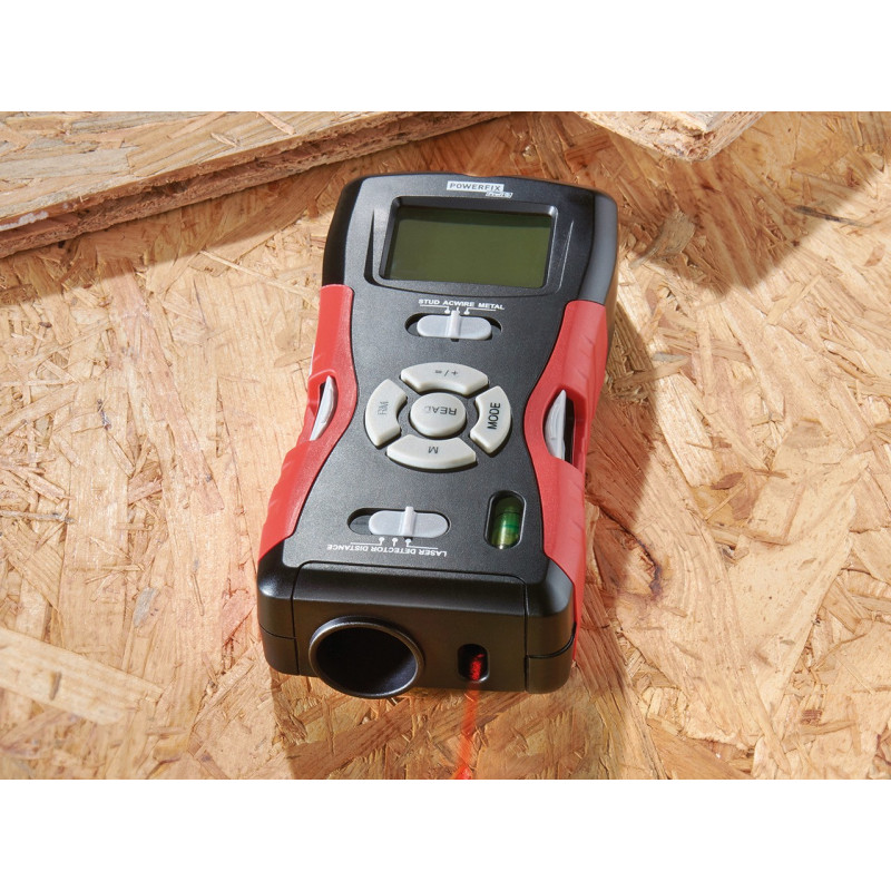متر لیزری و ردیاب 5 کاره مدل HG04895 پاورفیکس | POWERFIX