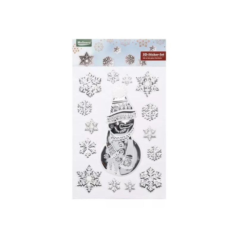 مجموعه 15 تایی استیکر 3D ملینرا | Melinera