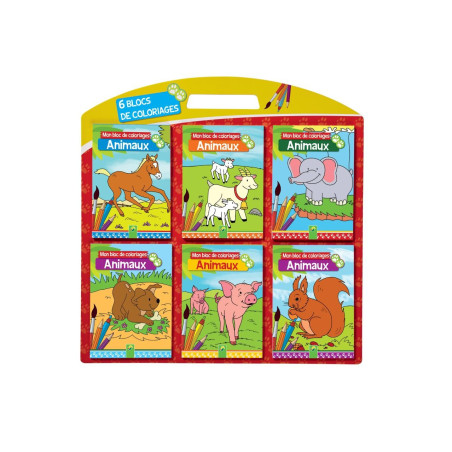 مجموعه 6 عددی دفترچه رنگ آمیزی طرح حیوانات شواگر اند اشتاین لاین | Schwager & Steinlein