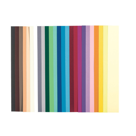 مجموعه 50 صفحه ای مقوا B4 با طیف رنگی گرم 135 گرمی کرلاندو | CRELANDO