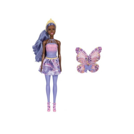 عروسک باربی مدل فرشته بالدار رنگ بنفش متل | Mattel