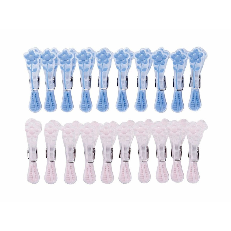  پک 20 عددی گیره لباس آبی و صورتی آکواپور | AquaPur