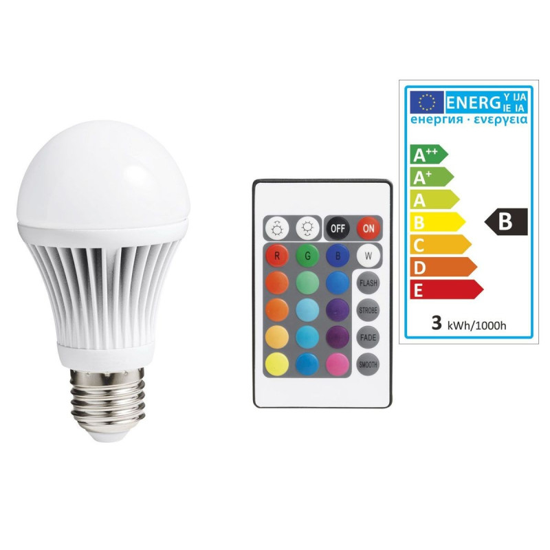 لامپ LED رنگی ریموت دار لیوارنو لوکس | LIVARNOLUX