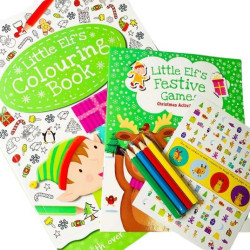 مجموعه رنگ آمیزی، بازی، سرگرمی، مداد رنگی و استیکر ایگلو بوکس |igloo books