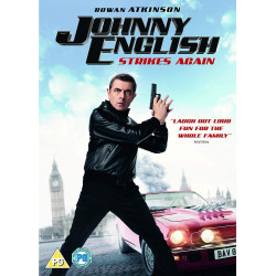 یک عدد دی وی دی اورجینال فیلم JOHNNY ENGLISH STRIKES AGAIN به زبان انگلیسی