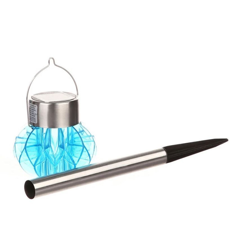 چراغ آبی خورشیدی باغچه ای چند منظوره ملینرا | Melinera