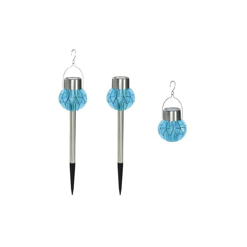 چراغ آبی خورشیدی باغچه ای چند منظوره ملینرا | Melinera