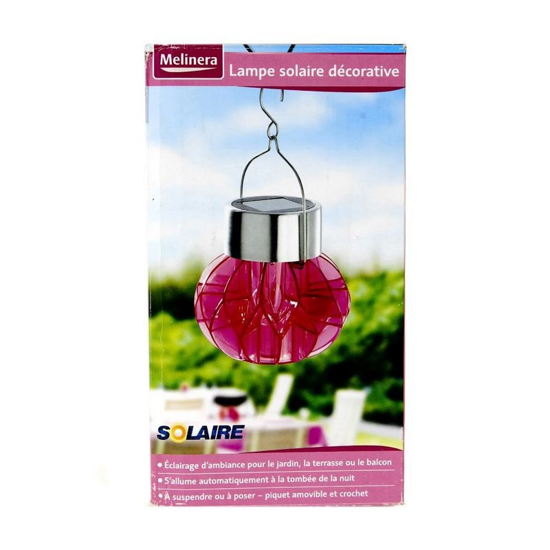 چراغ قرمز خورشیدی باغچه ای چند منظوره ملینرا | Melinera