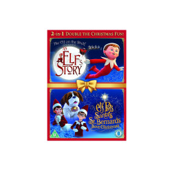 یک عدد دی وی دی اورجینال 2 انیمیشن AN ELF'S STORY و ST. BERNARDS SAVE CHRISTMAS به زبان انگلیسی