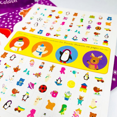 مجموعه رنگ آمیزی، بازی، سرگرمی، مداد رنگی و استیکر ایگلو بوکس | igloo books