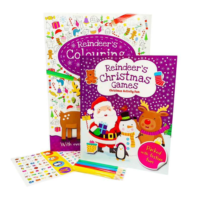 مجموعه رنگ آمیزی، بازی، سرگرمی، مداد رنگی و استیکر ایگلو بوکس | igloo books