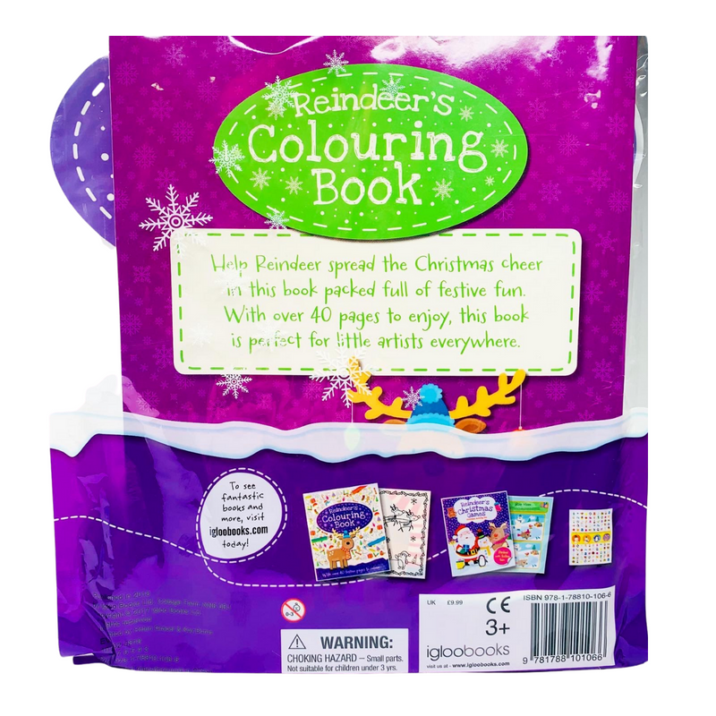 مجموعه رنگ آمیزی، بازی، سرگرمی، مداد رنگی و استیکر ایگلو بوکس | igloo books