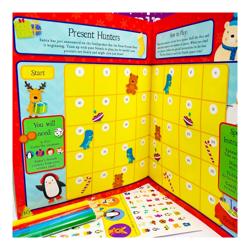 مجموعه رنگ آمیزی، بازی، سرگرمی، مداد رنگی و استیکر ایگلو بوکس | igloo books