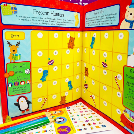 مجموعه رنگ آمیزی، بازی، سرگرمی، مداد رنگی و استیکر ایگلو بوکس | igloo books