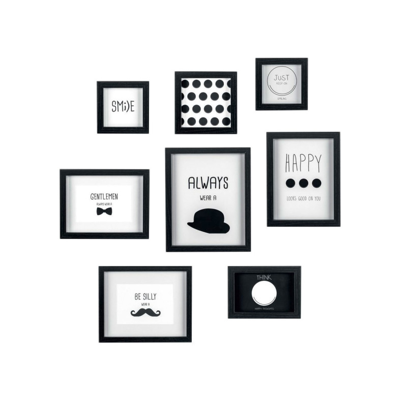 قاب عکس چوبی مدل افقی با پاسپارتو 22x17 ملینرا | Melinera