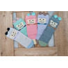جوراب ساق بلند طرح میمون بچه گانه بی بی ساکس | BABY SOCKS
