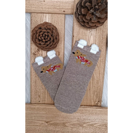 جوراب ساق بلند طرح حیوانات بچه گانه بی بی ساکس | BABY SOCKS