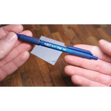 پک 4 عددی خودکار آبی 1.0 mm دکمه دار بیک | Bic
