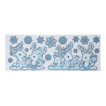 استیکر پنجره طرح کریسمس ملینرا | Melinera