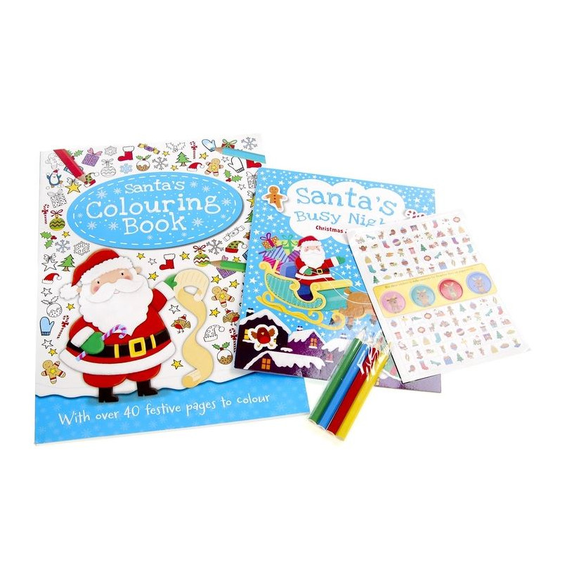 مجموعه رنگ آمیزی، بازی، سرگرمی، مداد رنگی و استیکر ایگلو بوکس | igloo books