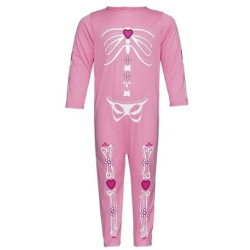 سرهمی طرح اسکلت صورتی هالووین دخترانه لیدل | LIDL