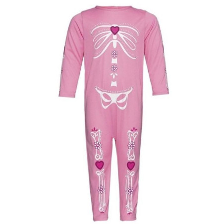 سرهمی طرح اسکلت صورتی هالووین دخترانه لیدل | LIDL