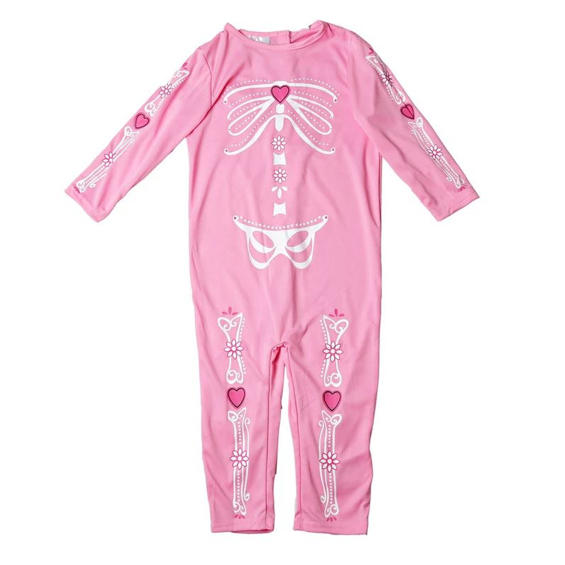 سرهمی طرح اسکلت صورتی هالووین دخترانه لیدل | LIDL