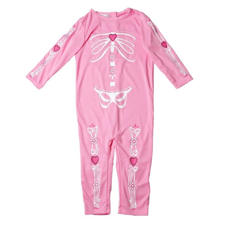 سرهمی طرح اسکلت صورتی هالووین دخترانه لیدل | LIDL