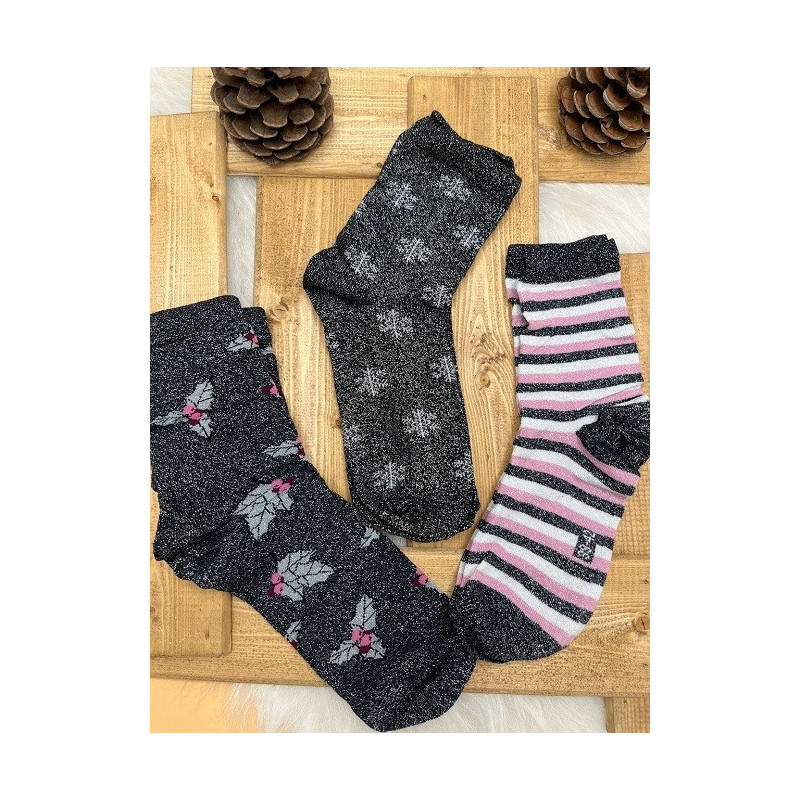 پک 3 عددی جوراب براق زنانه اسمارا | ESMARA