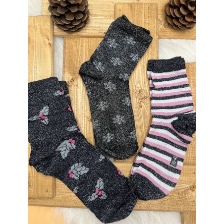 پک 3 عددی جوراب براق زنانه اسمارا | ESMARA