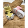 پک دو عددی پاپوش طرح صورت حیوانات بچه گانه بیبی ساکس | BABY SOCKS