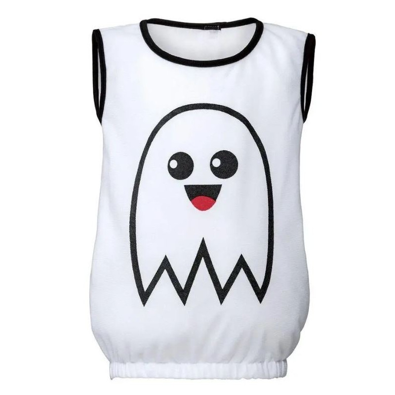 تاپ و کلاه سفید طرح شبح دخترانه هالوین لیدل | فروشگاه اینترنتی همپل لند
