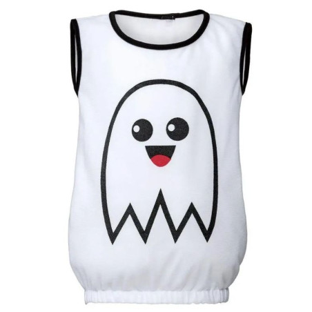 تاپ و کلاه سفید طرح شبح دخترانه هالوین لیدل | فروشگاه اینترنتی همپل لند