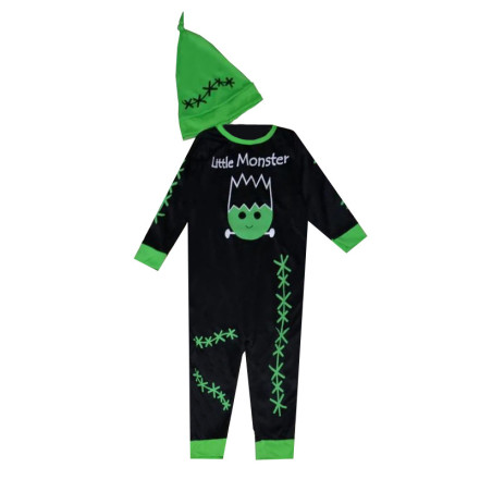 سرهمی کلاه دار طرح هیولا هالووین پسرانه لیدل | LIDL