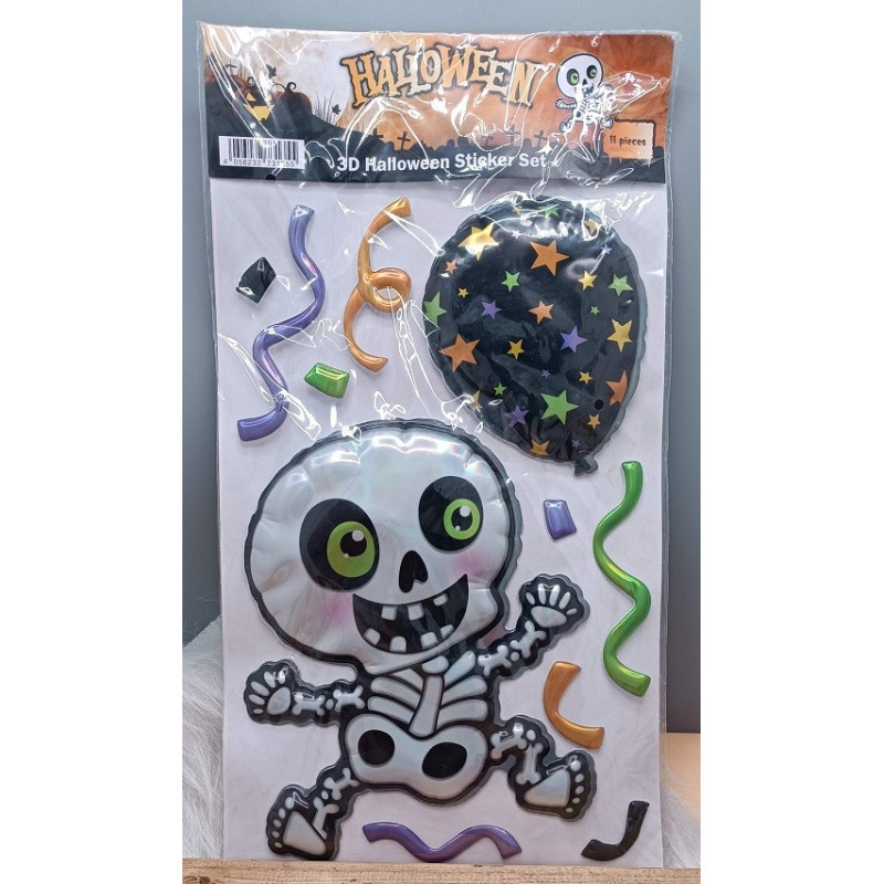 مجموعه 11 تایی استیکر 3D هالووین لیدل | LIDL