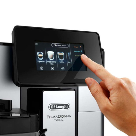 دستگاه اسپرسو ساز مدل PrimaDonna Soul ECAM612.55.SB دلونگی | DeLonghi