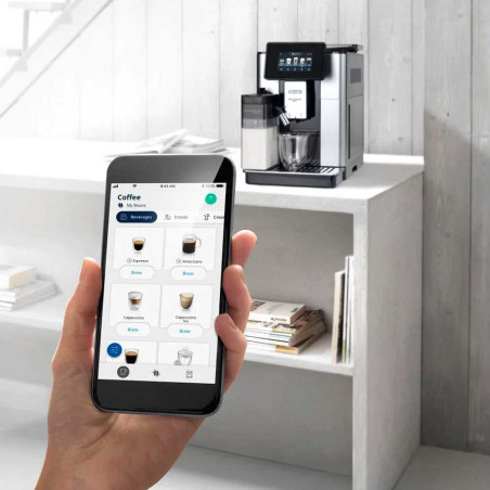 دستگاه اسپرسو ساز مدل PrimaDonna Soul ECAM612.55.SB دلونگی | DeLonghi